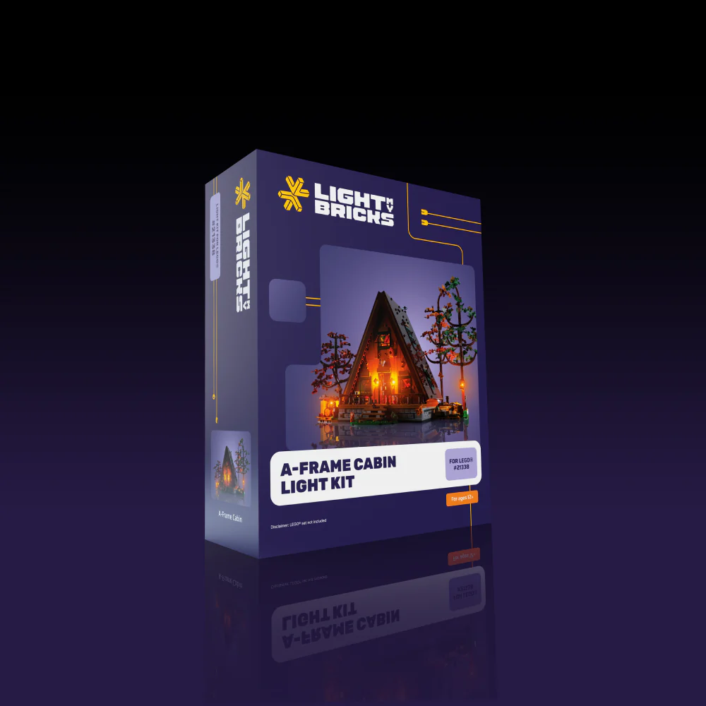 Light my Bricks Sada světel - LEGO A-Frame Cabin 21338 Obrázek
