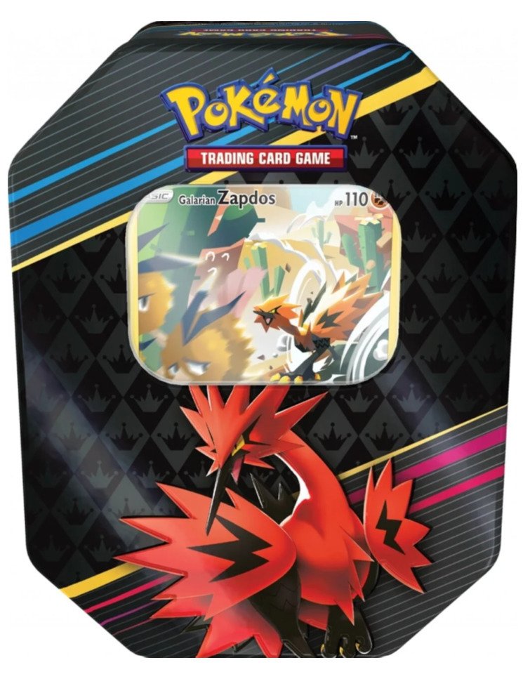 Nintendo Pokémon TCG: Crown Zenith Tin Varianta: Zapdos