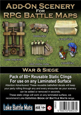 Loke Battle Mats Add-On Scenery - War & Siege