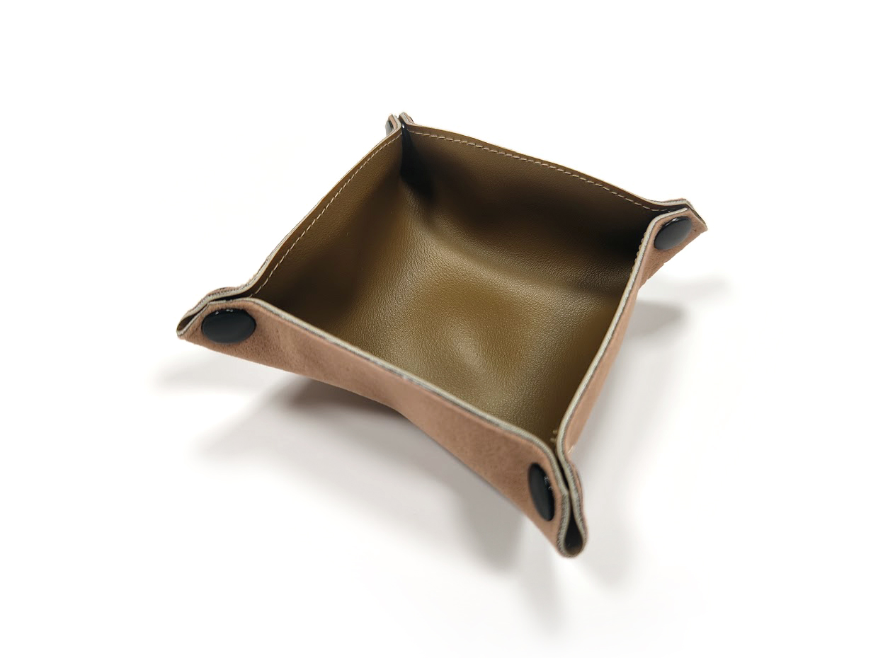 TLAMA games Rozkládací koženková miska cca 10 x 10 cm (12 barev) Barva: Okrová