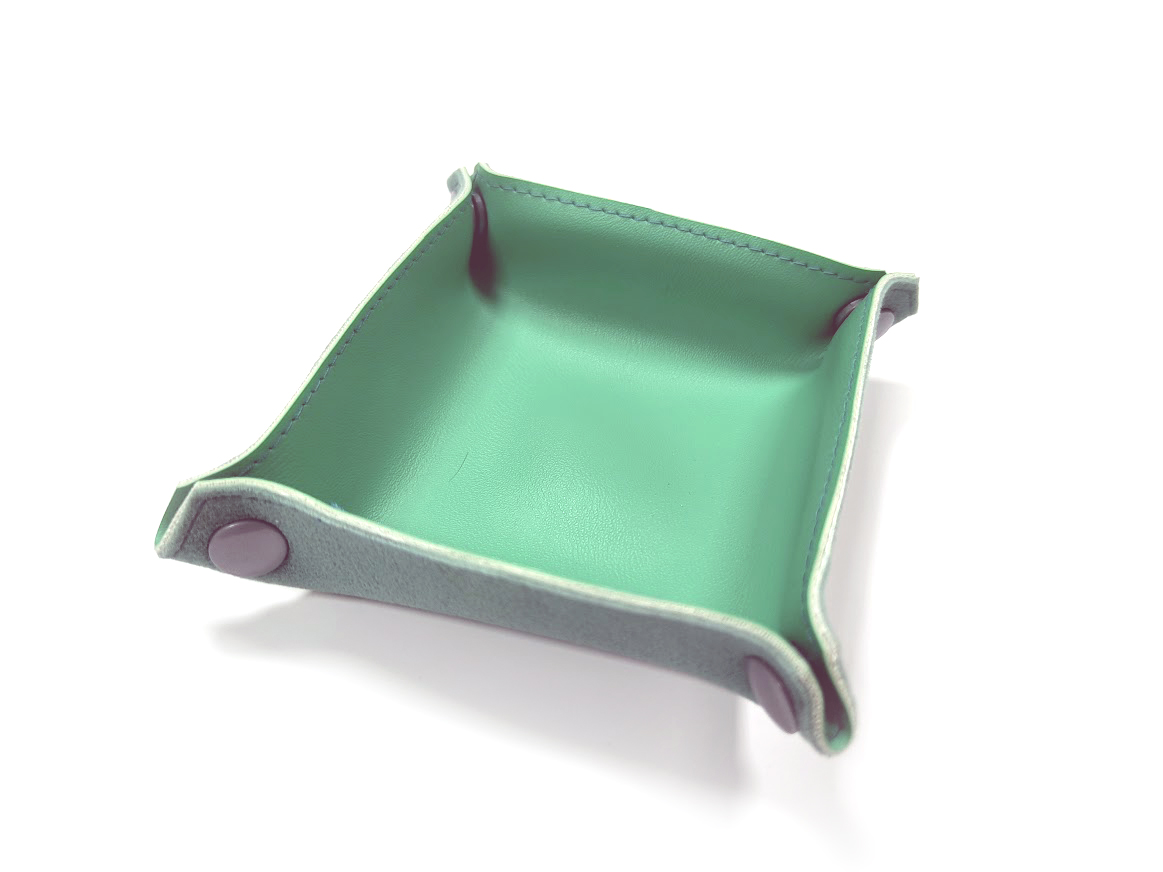 TLAMA games Rozkládací koženková miska cca 10 x 10 cm (10 barev) Barva: Zelená pistáciová