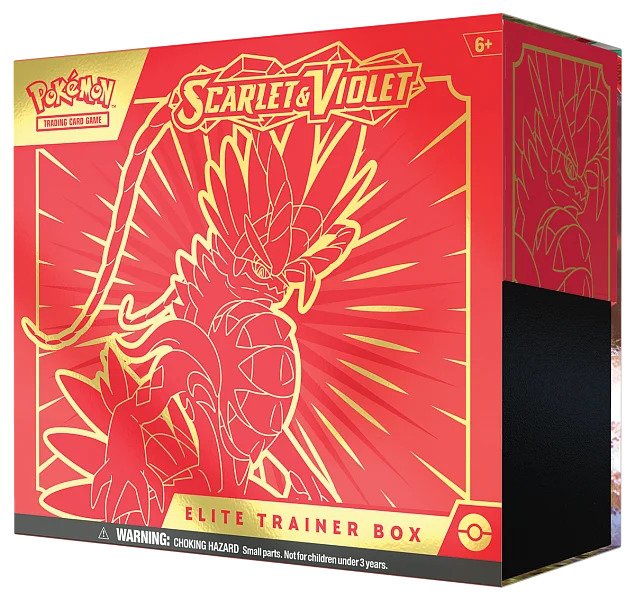 Nintendo Pokémon TCG: Scarlet & Violet (SV01) - Elite Trainer Box Barva: Červená