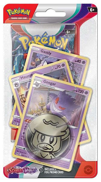 Nintendo Pokémon TCG: Scarlet & Violet (SV01) - Premium Checklane Blister Varianta: Gengar