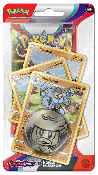 Nintendo Pokémon TCG: Scarlet & Violet (SV01) - Premium Checklane Blister Varianta: Machamp