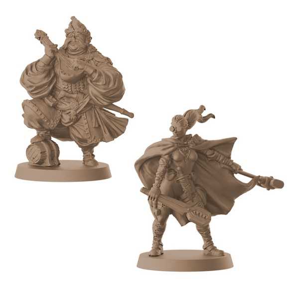 Cool Mini Or Not Massive Darkness 2: Heroes & Monster Set – Bards & Tinkerers vs Metal Angel Obrázek