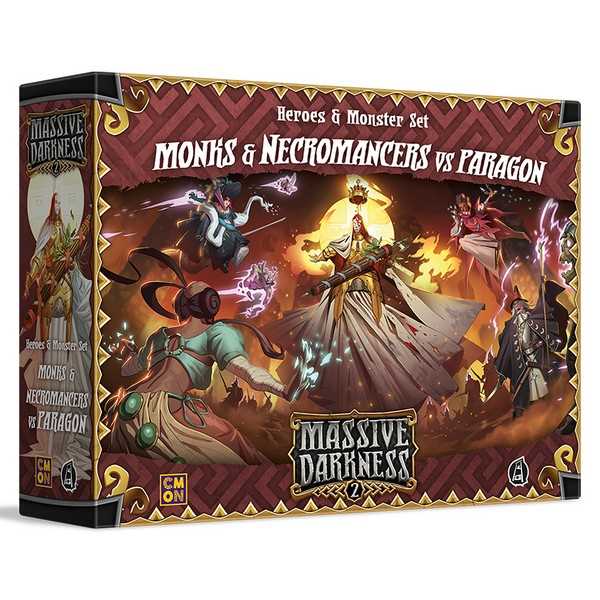 Levně Cool Mini Or Not Massive Darkness 2: Heroes & Monster Set – Monks & Necromancers vs The Paragon