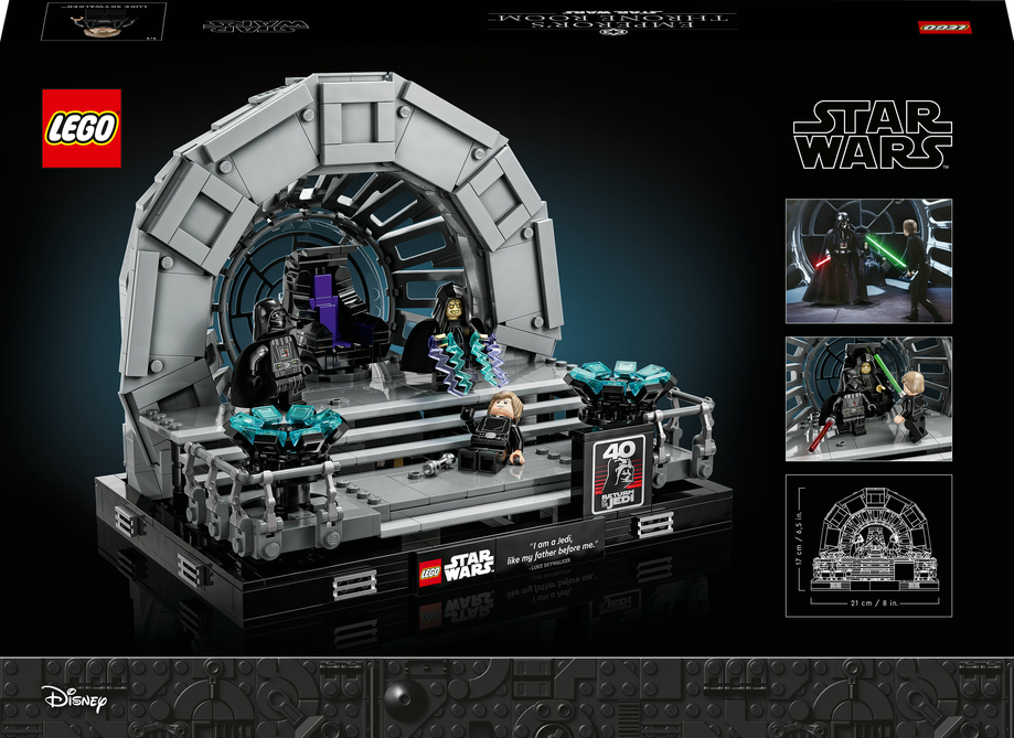 LEGO® Císařův trůnní sál – diorama 75352 Obrázek