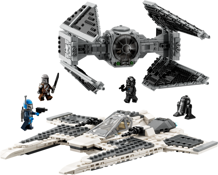 LEGO® Mandalorianská stíhačka třídy Fang proti TIE Interceptoru 75348 Obrázek