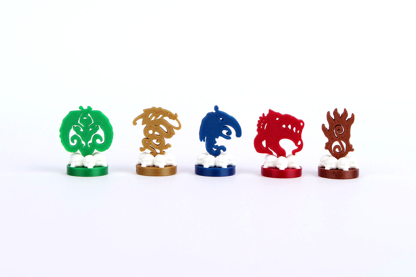 Myší Doupě Blood rage - Žetony klanů Blood Rage - zetony klanu: Základní sada Obrázek