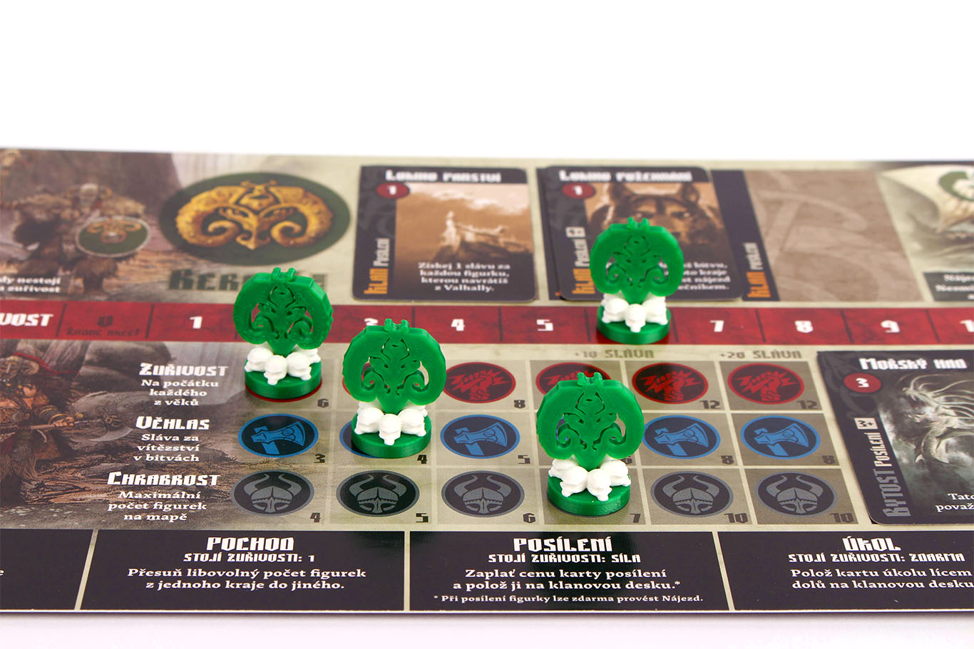 Myší Doupě Blood rage - Žetony klanů Blood Rage - zetony klanu: Základní sada Obrázek