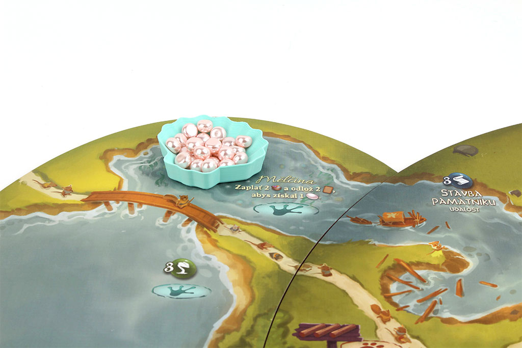 Myší Doupě Miska ve tvaru lastury Barva: Krémová Obrázek