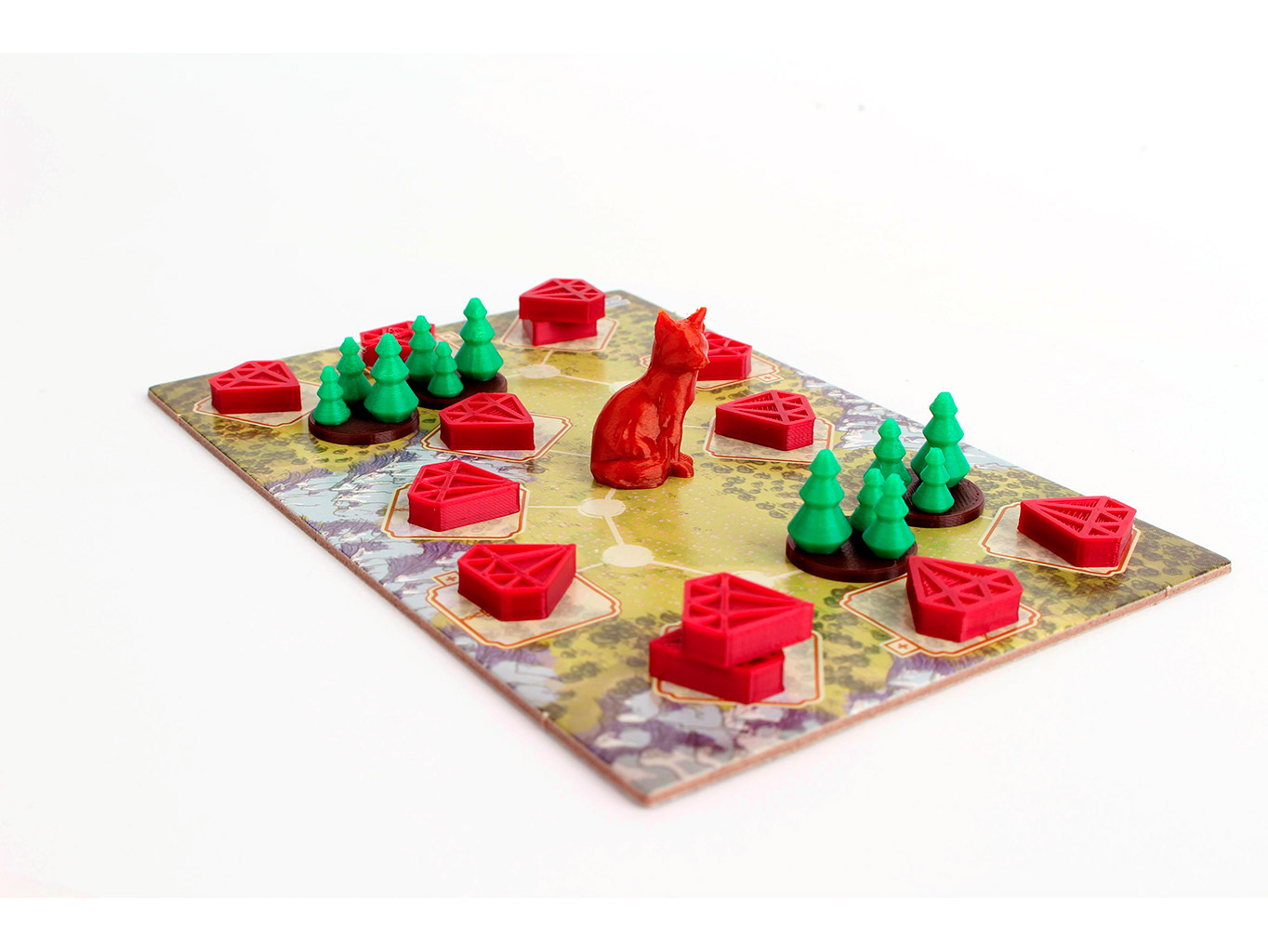 Myší Doupě Liška podšitá Duet - 3D žetony Obrázek