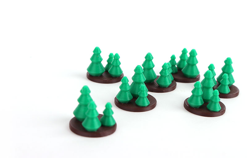 Myší Doupě Liška podšitá Duet - 3D žetony Obrázek