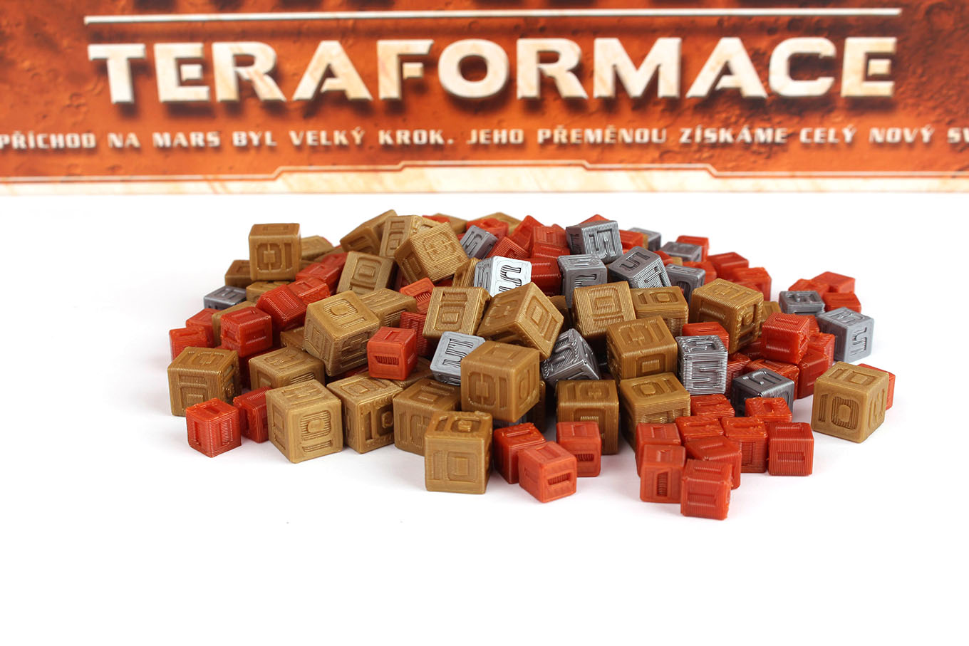 Myší Doupě Mars: Teraformace - Kostky surovin Mars sady: Malá sada (100 ks)