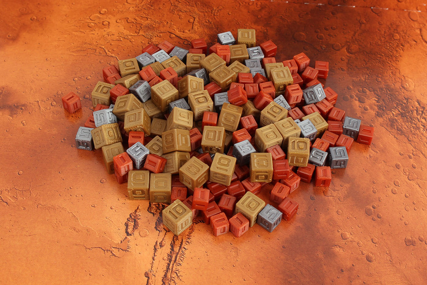 Myší Doupě Mars: Teraformace - Kostky surovin Mars sady: Velká sada (200 ks) Obrázek