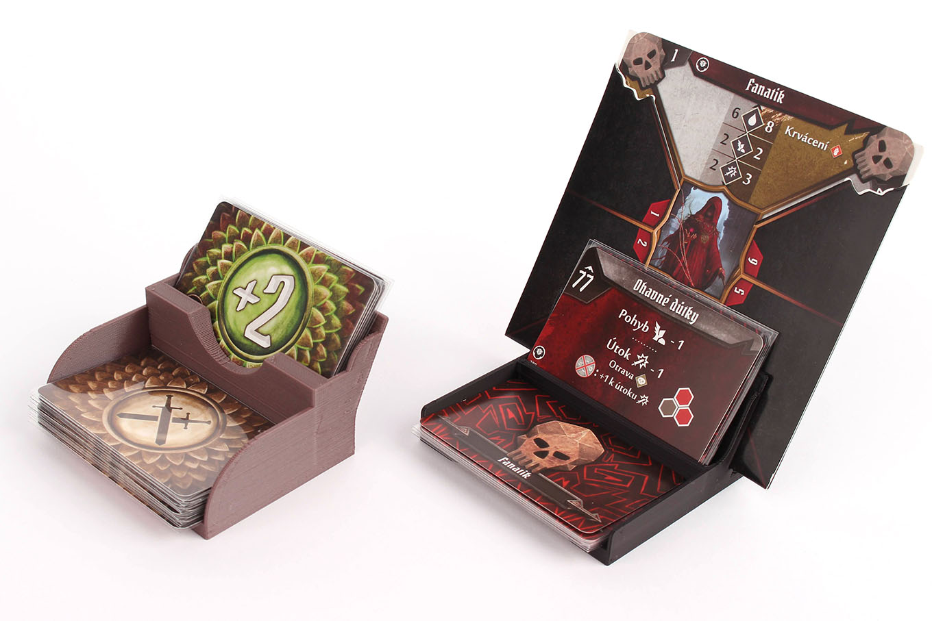 Myší Doupě Gloomhaven - Držáky na karty Varianta: Pro balíčky modifikátorů Obrázek