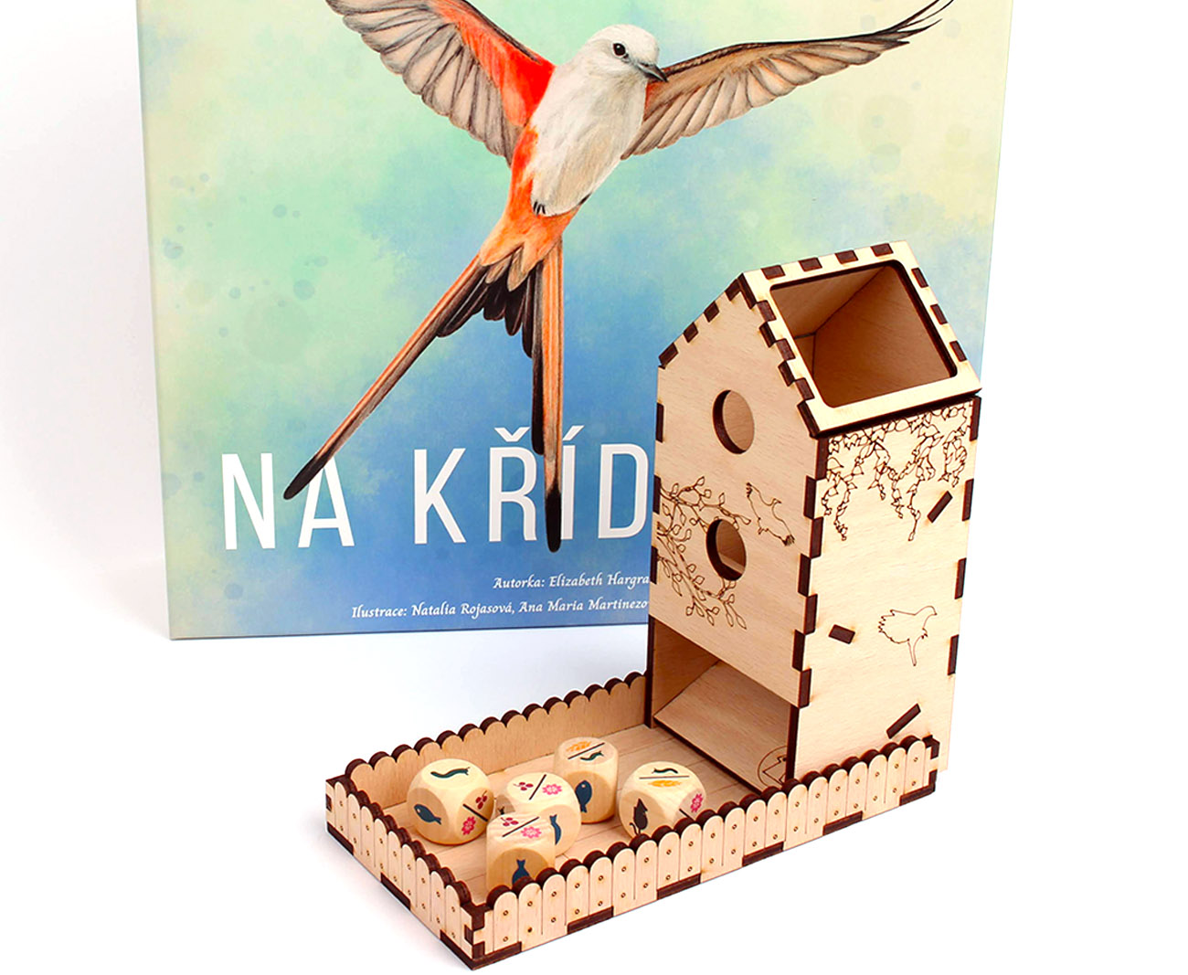 Myší Doupě Dřevěná házecí budka - Na křídlech Obrázek