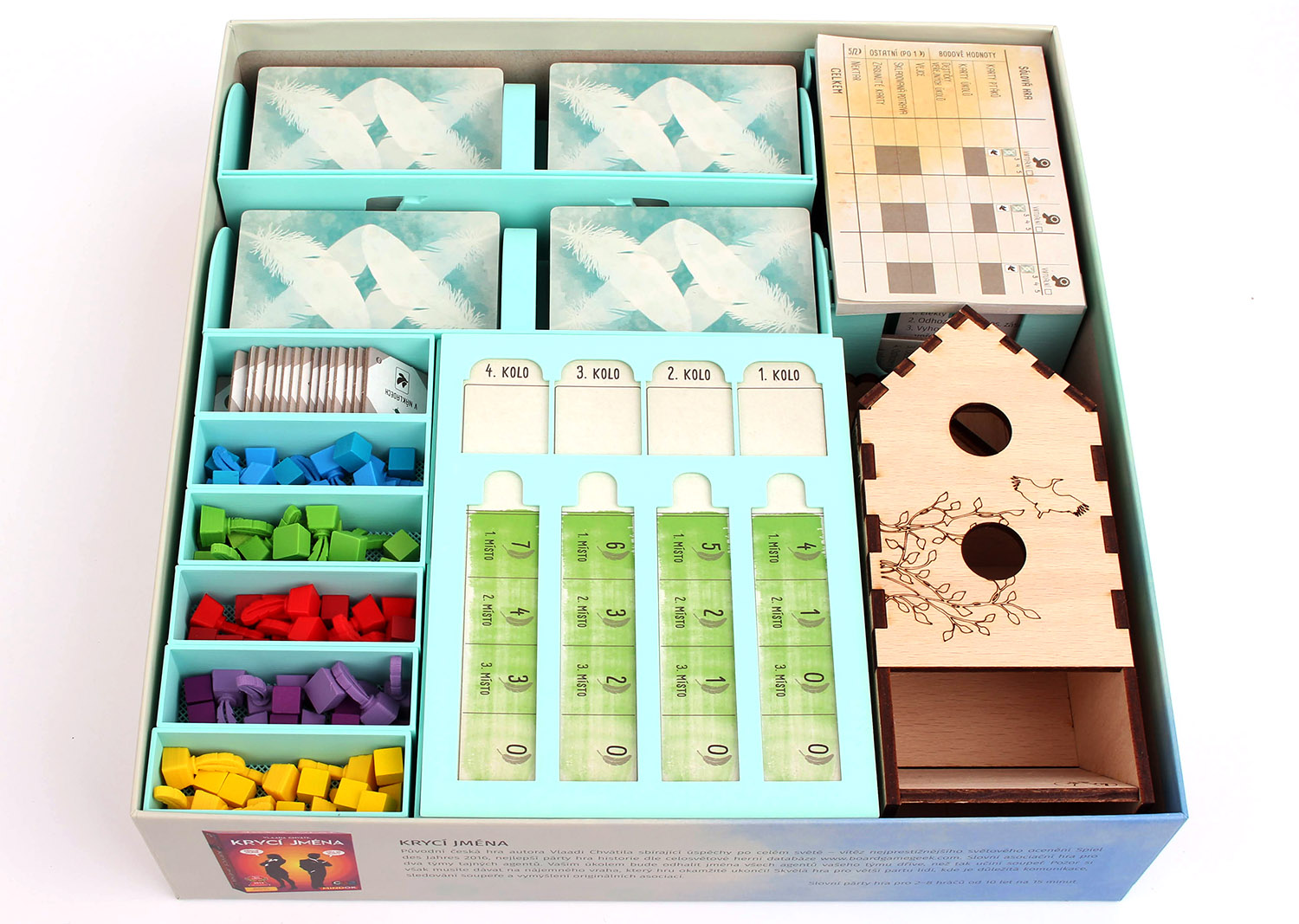 Myší Doupě Dřevěná házecí budka - Na křídlech Obrázek