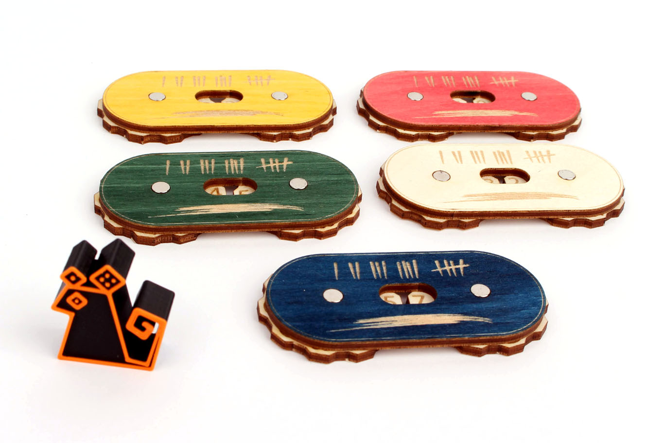 Myší Doupě Herní počítadlo - Dvojité (0-99) Barva: Modrá, Varianta: Varianta 2 Obrázek