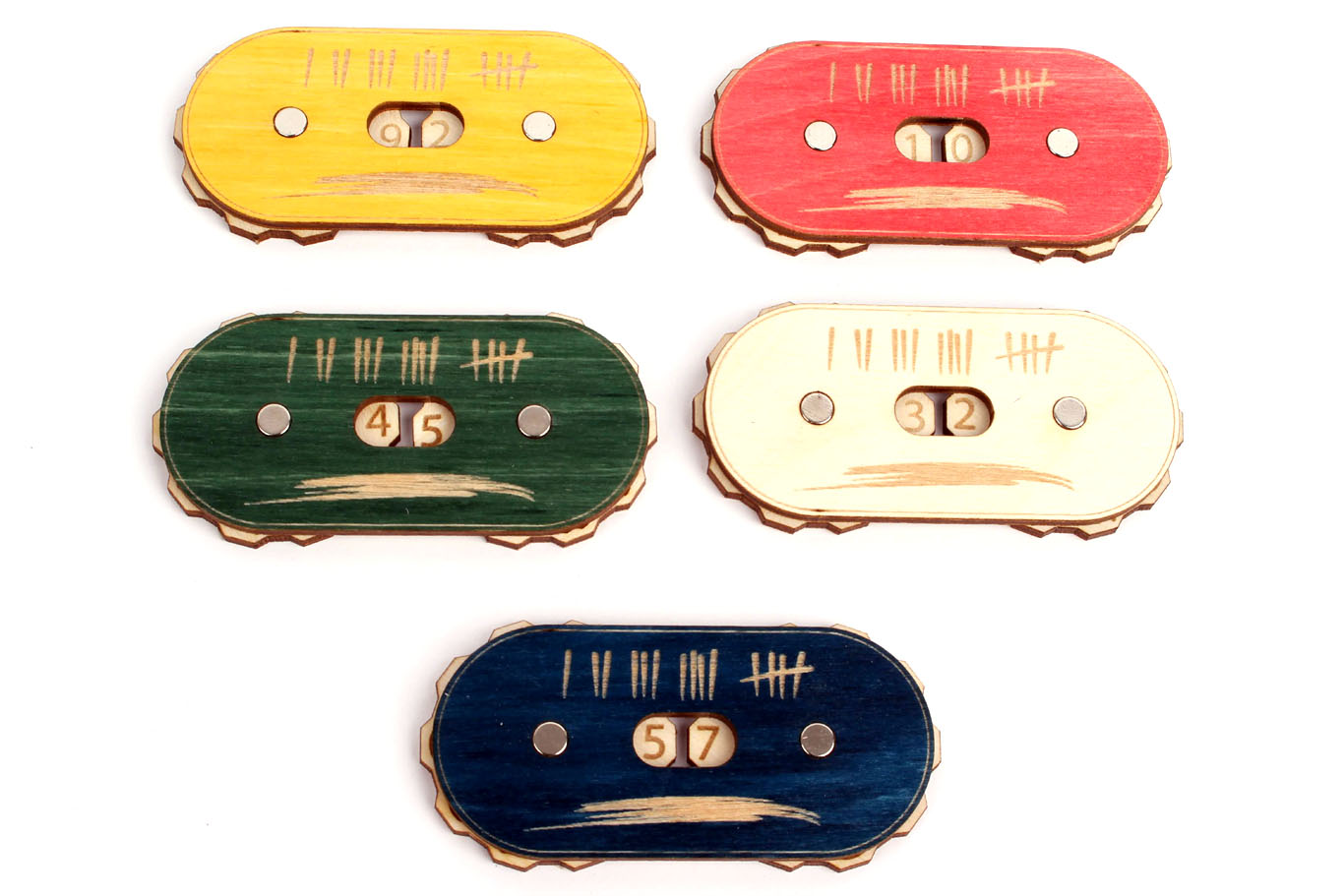 Myší Doupě Herní počítadlo - Dvojité (0-99) Barva: Modrá, Varianta: Varianta 2 Obrázek