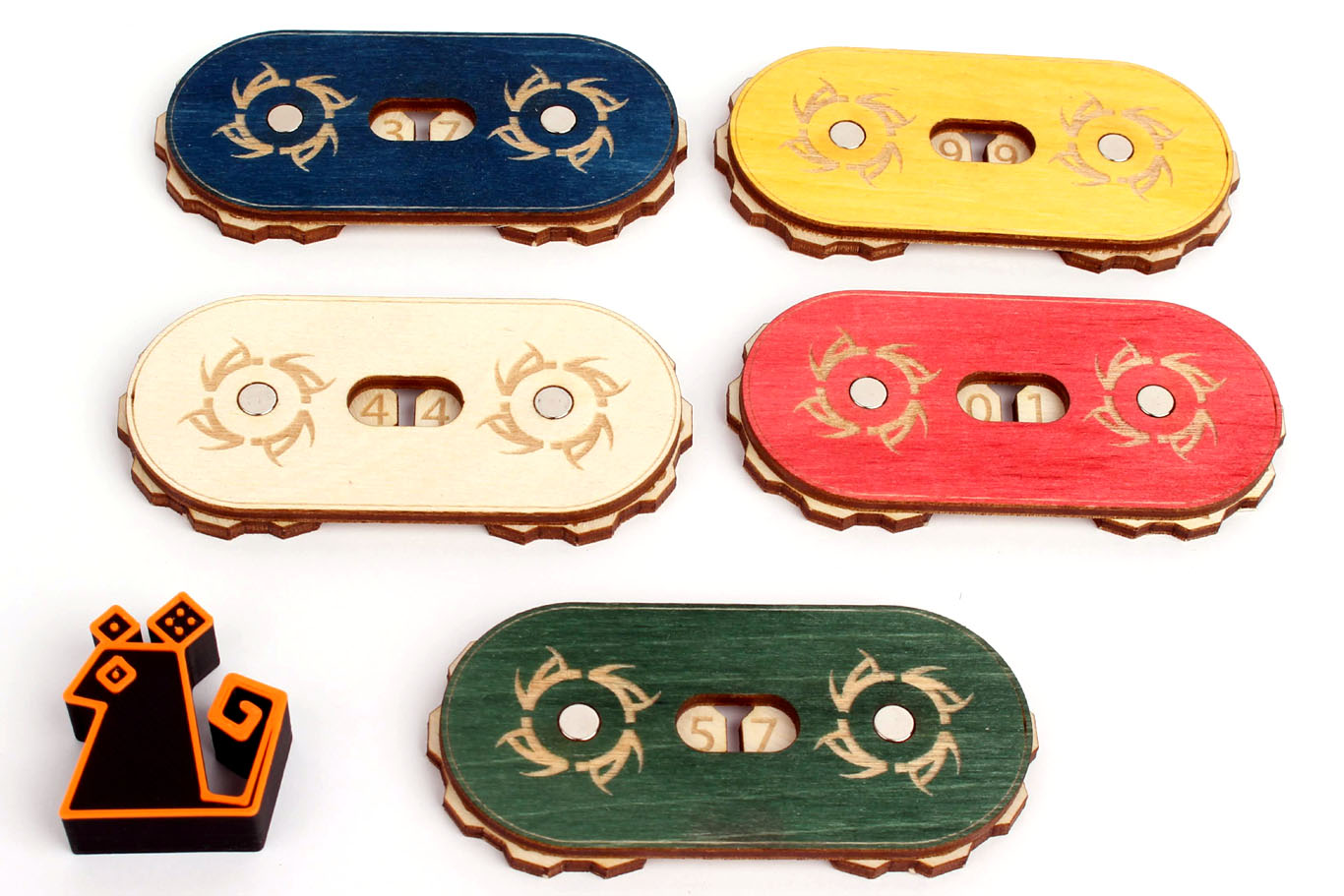 Myší Doupě Herní počítadlo - Dvojité (0-99) Barva: Modrá, Varianta: Varianta 2 Obrázek