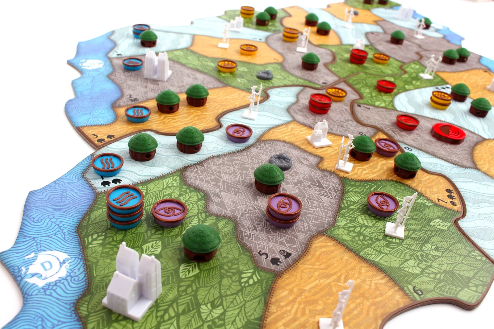 Myší Doupě Duchové ostrova - Žetony přítomnosti Varianta: Žetony izolace Obrázek