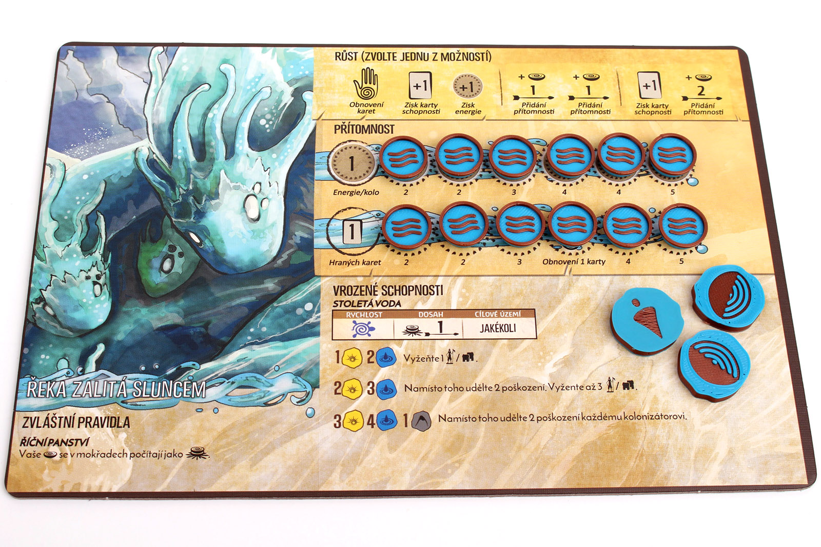 Myší Doupě Duchové ostrova - Žetony přítomnosti Varianta: Žetony izolace Obrázek