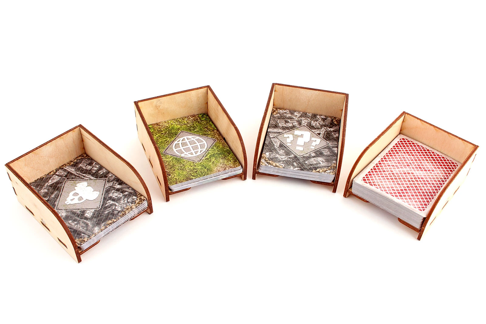 Myší Doupě Pořadač na karty dřevěný - velký Obrázek