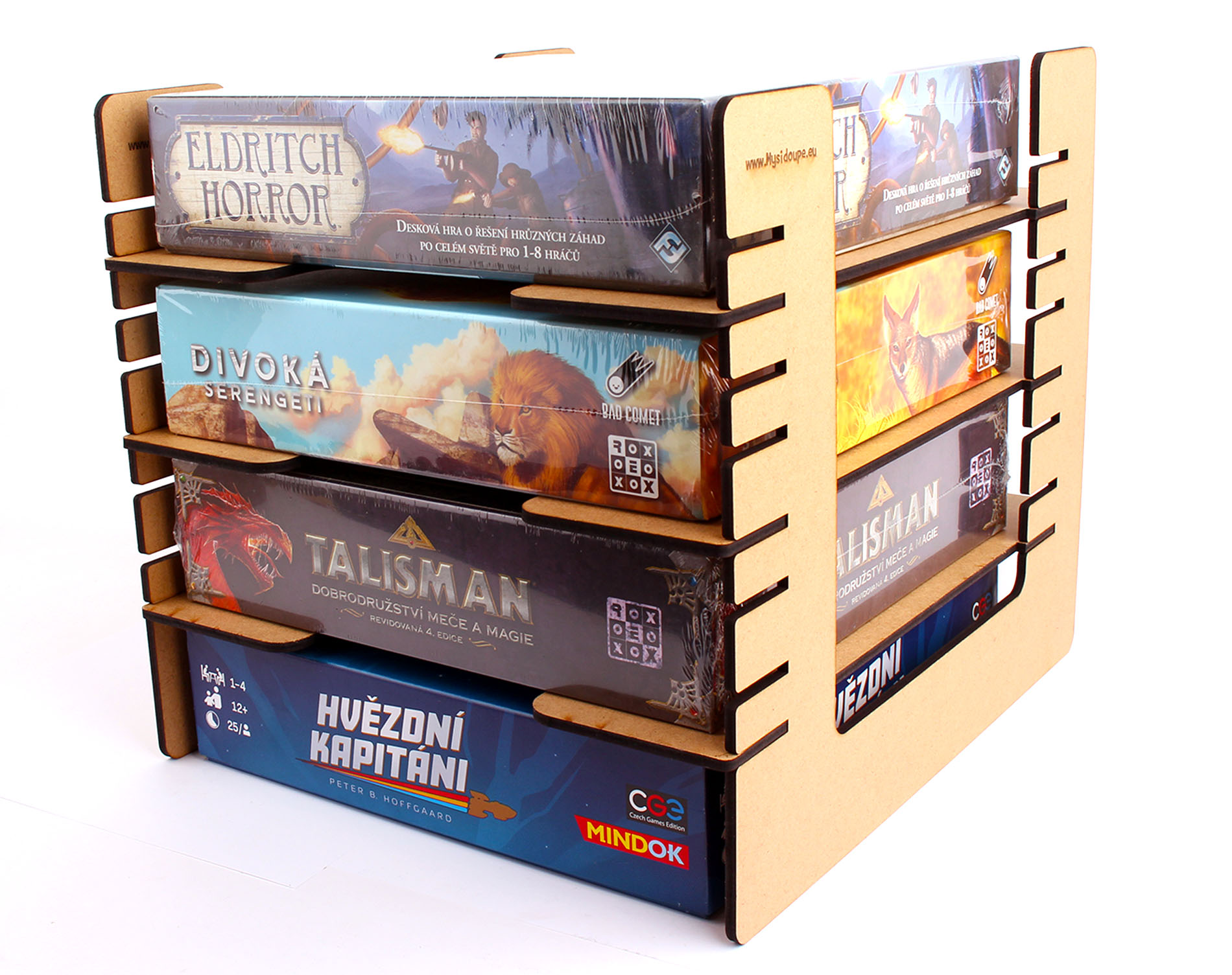 Board game sorter/insert for IKEA Kallax TLAMA games