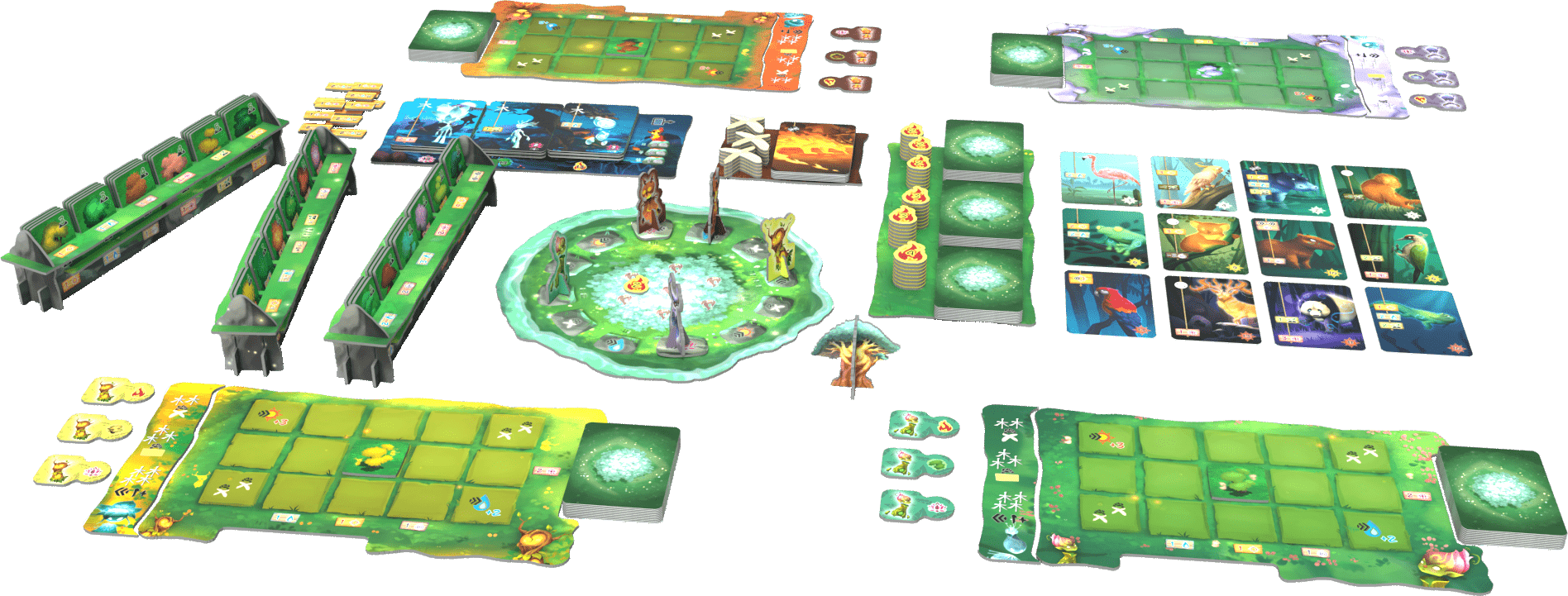 Pegasus Spiele Living Forest: Kodama DE Obrázek