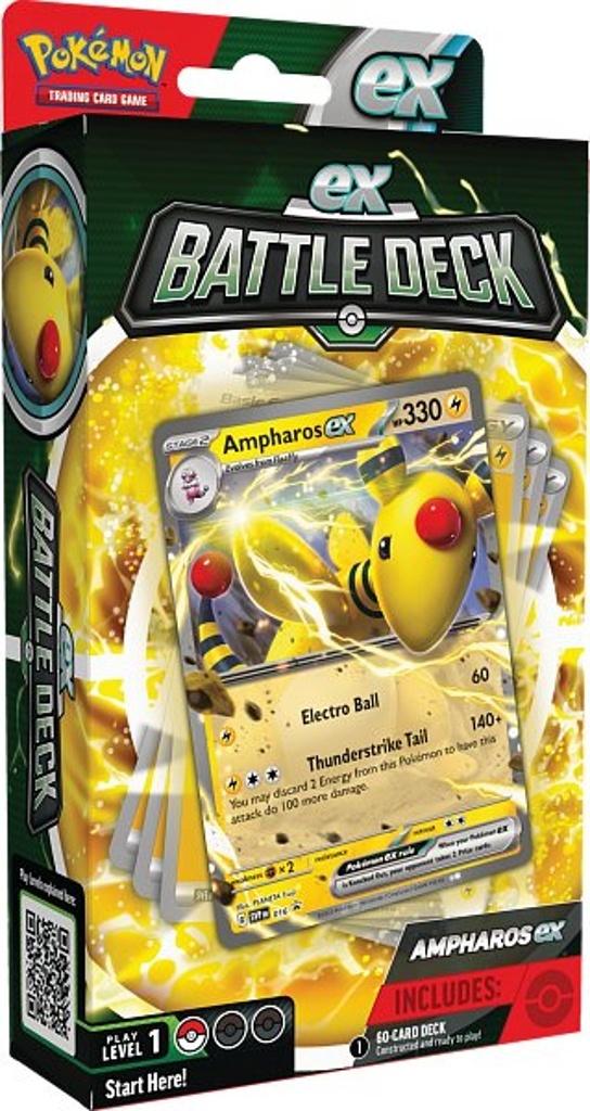 Nintendo Pokémon TCG: Ampharos ex Battle Deck