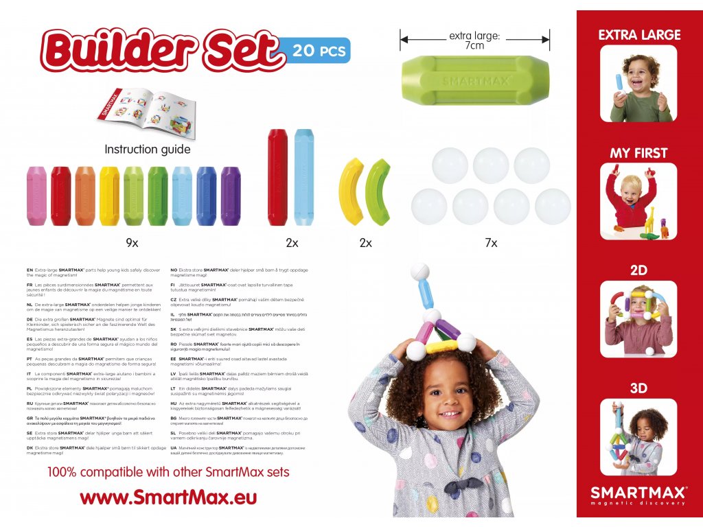 SmartMax - Stavební set - 20 ks Obrázek
