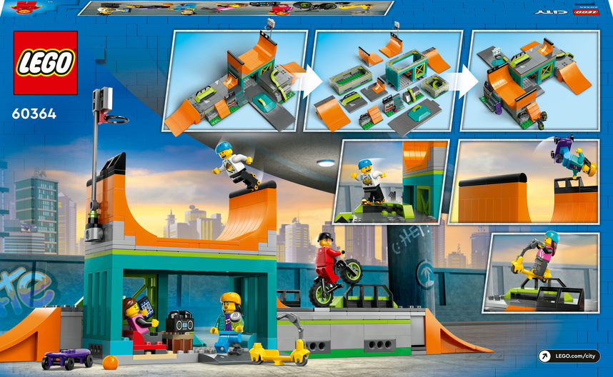 LEGO® Pouliční skatepark 60364 Obrázek