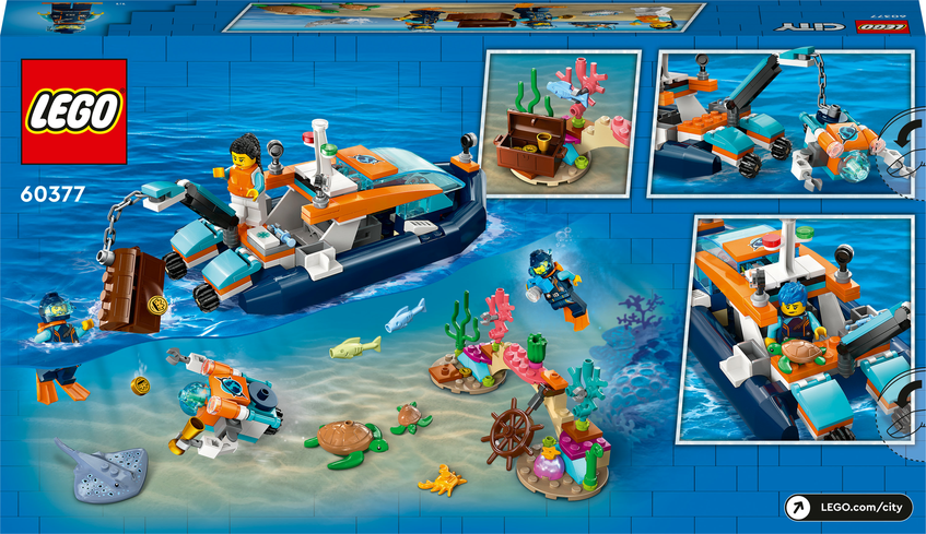 LEGO® Průzkumná ponorka potápěčů 60377 Obrázek