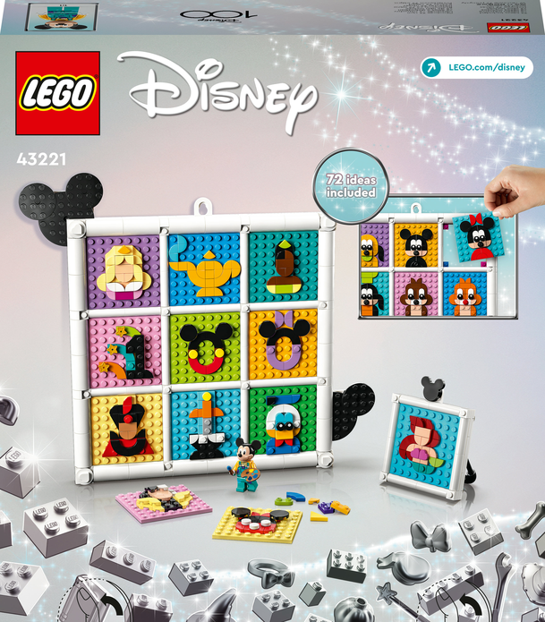 LEGO® 100 let oblíbených animovaných postav Disney 43221 Obrázek
