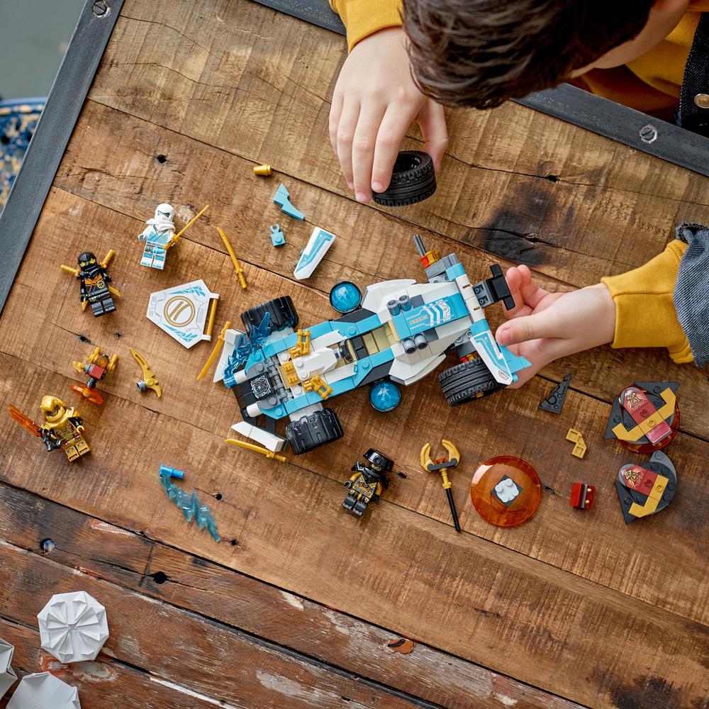 LEGO® Zaneovo dračí Spinjitzu závodní auto 71791 Obrázek