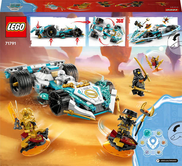 LEGO® Zaneovo dračí Spinjitzu závodní auto 71791 Obrázek