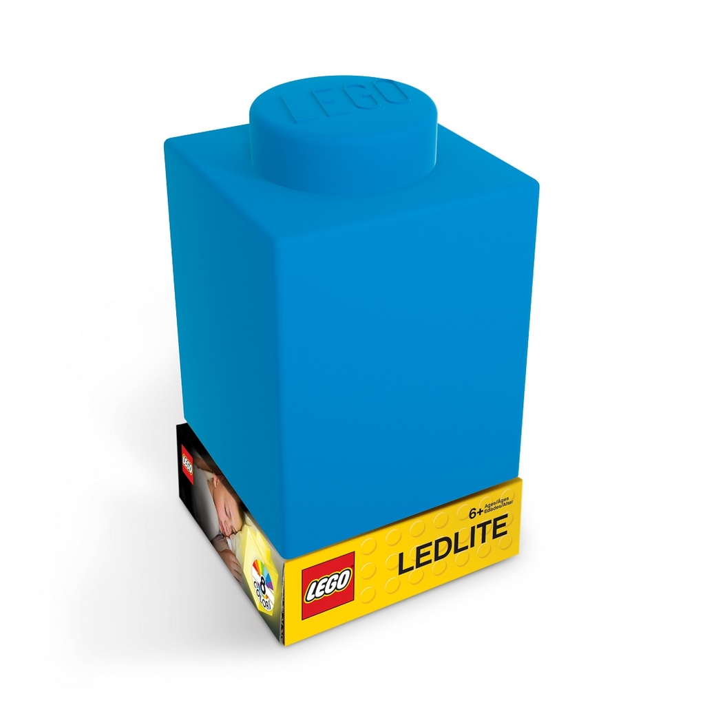 LEGO LED Lite LEGO Classic Silikonová kostka noční světlo Barva: Modrá