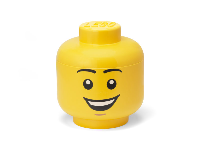 LEGO Storage LEGO úložná hlava (velikost L) - šťastný chlapec