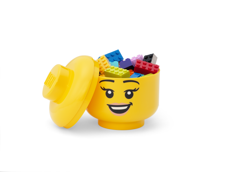 LEGO Storage LEGO úložná hlava (mini) - šťastná dívka Obrázek
