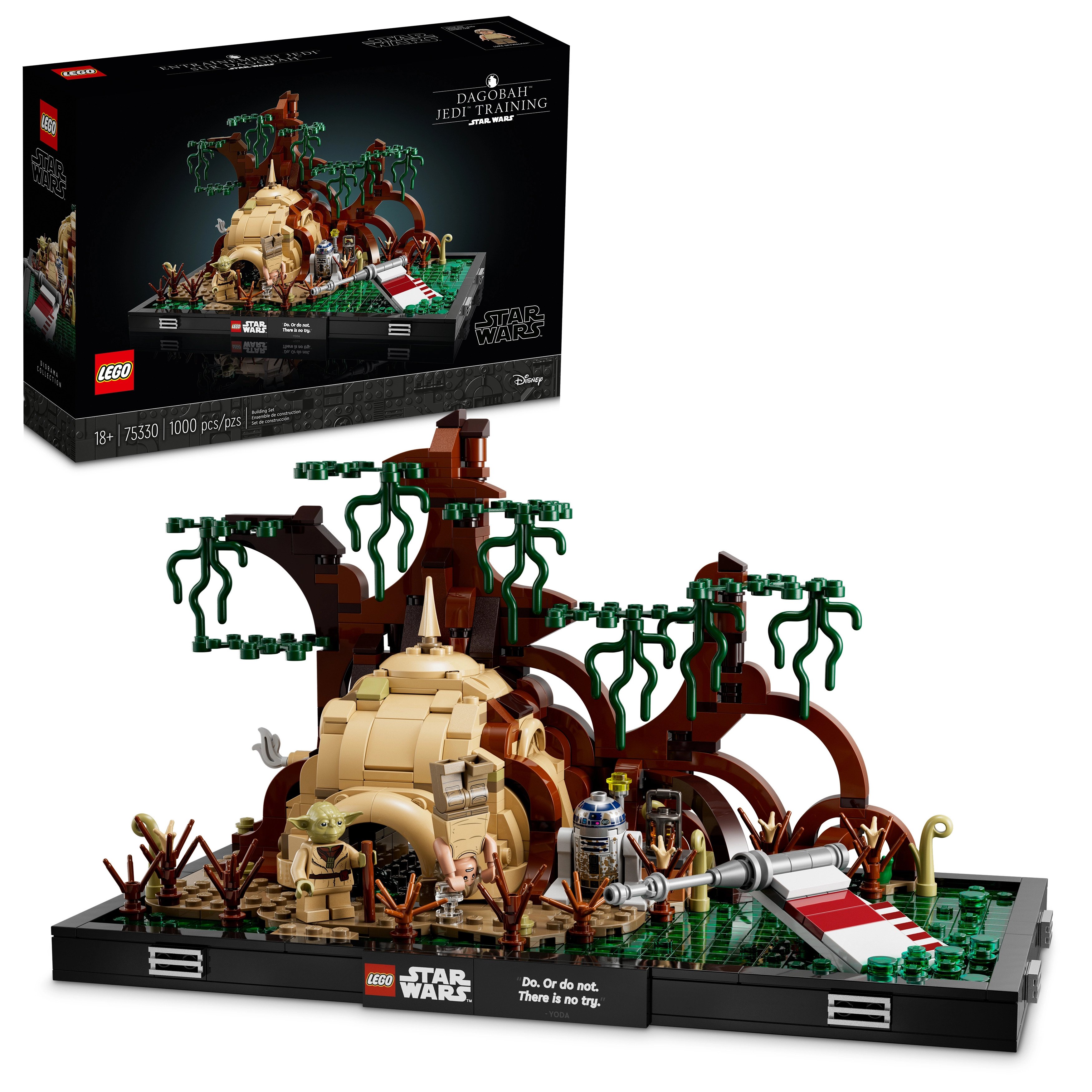 LEGO® Jediský trénink na planetě Dagobah™ – diorama 75330