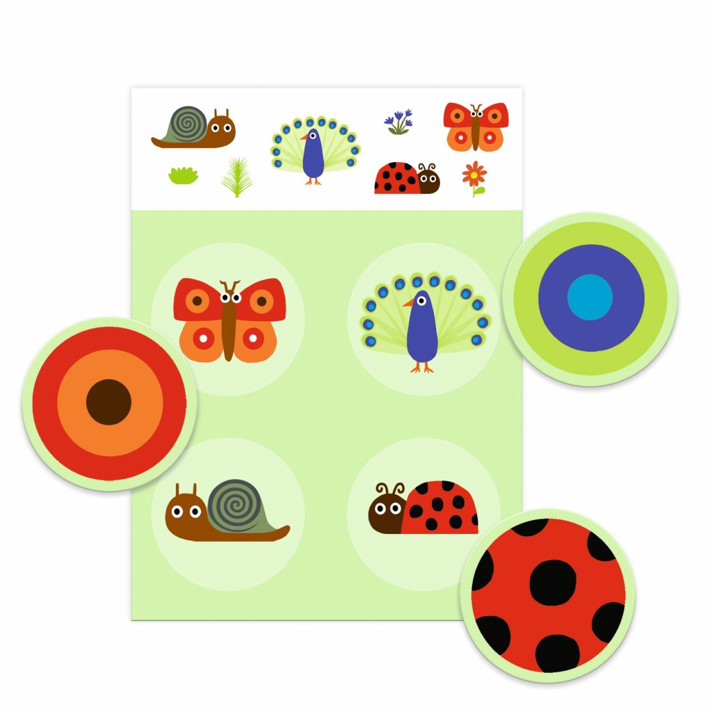 Djeco Loto v krabičce - Zvířecí oblečky Obrázek