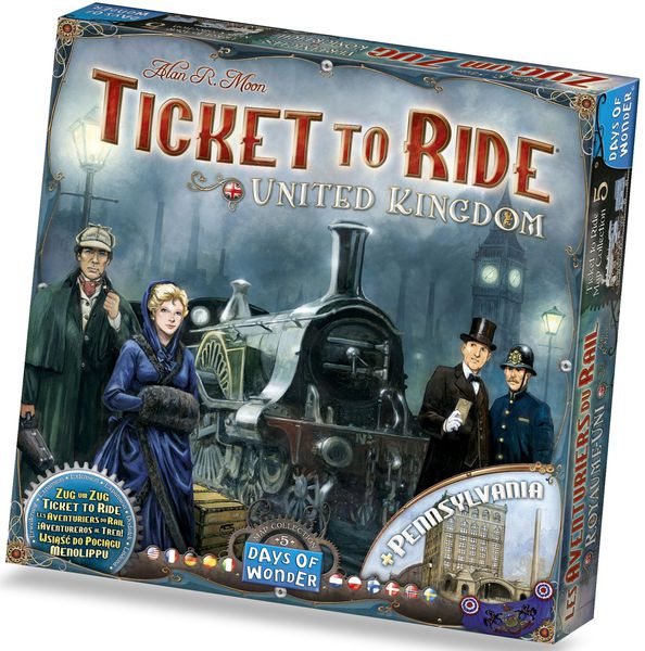 Days of Wonder Ticket to Ride - Map Collection 5: United Kingdom & Pennsylvania