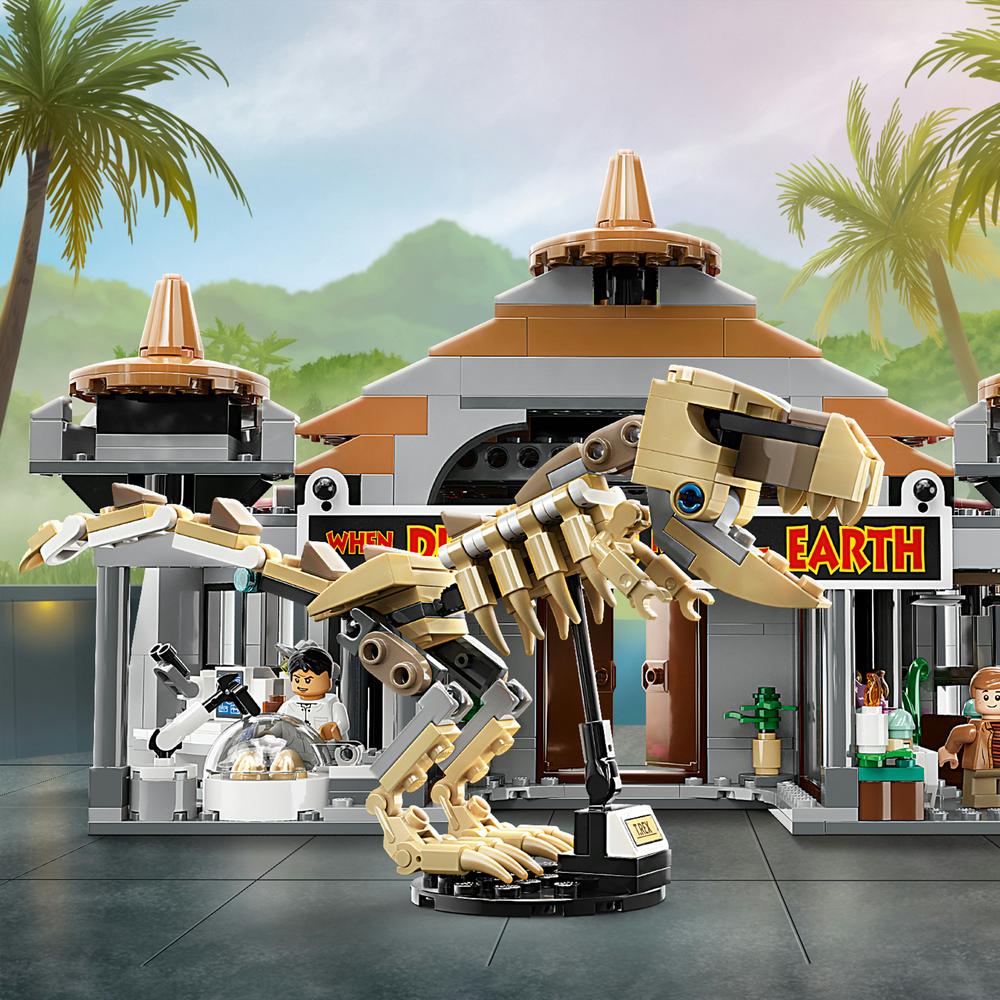 LEGO® Návštěvnické centrum: útok T-rexe a raptora 76961 Obrázek