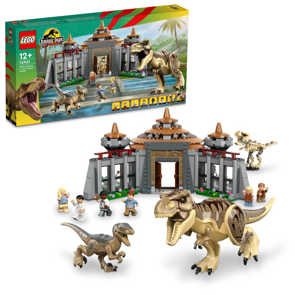 Levně LEGO® Návštěvnické centrum: útok T-rexe a raptora 76961