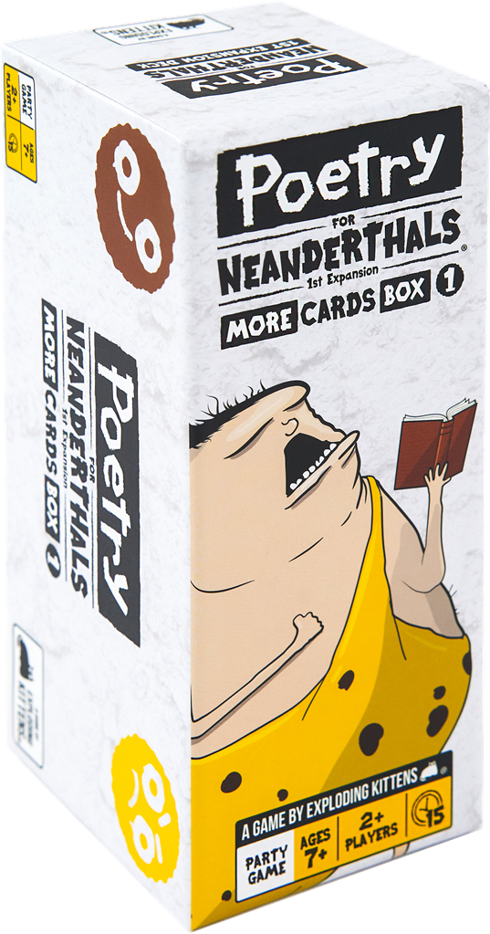 Exploding Kittens Poetry for Neanderthals: More Cards Box 1