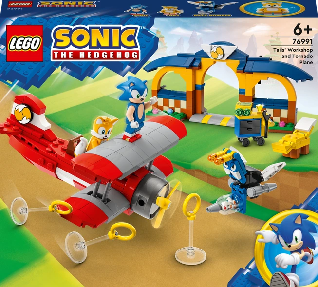 LEGO® Sonic the Hedgehog™ – Tailsova dílna a letadlo Tornádo 76991 Obrázek