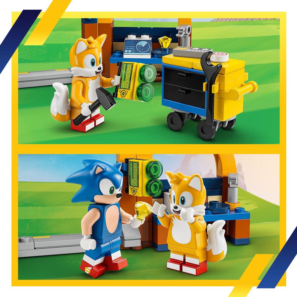 LEGO® Sonic the Hedgehog™ – Tailsova dílna a letadlo Tornádo 76991 Obrázek