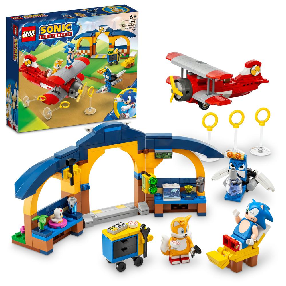 LEGO® Sonic the Hedgehog™ – Tailsova dílna a letadlo Tornádo 76991