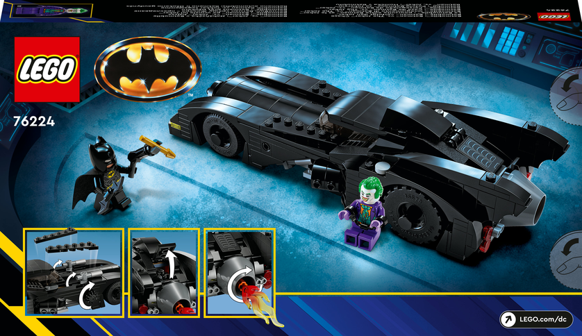 LEGO® Batman™ vs. Joker™: Honička v Batmobilu 76224 Obrázek